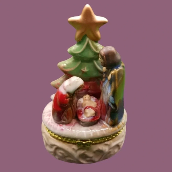 Momentum vtg nativity small trinket box multicolor - Picture 5 of 7